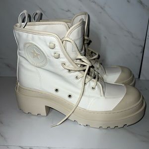 Christian Dior canvas/rubber lace up boot 39.5 never worn